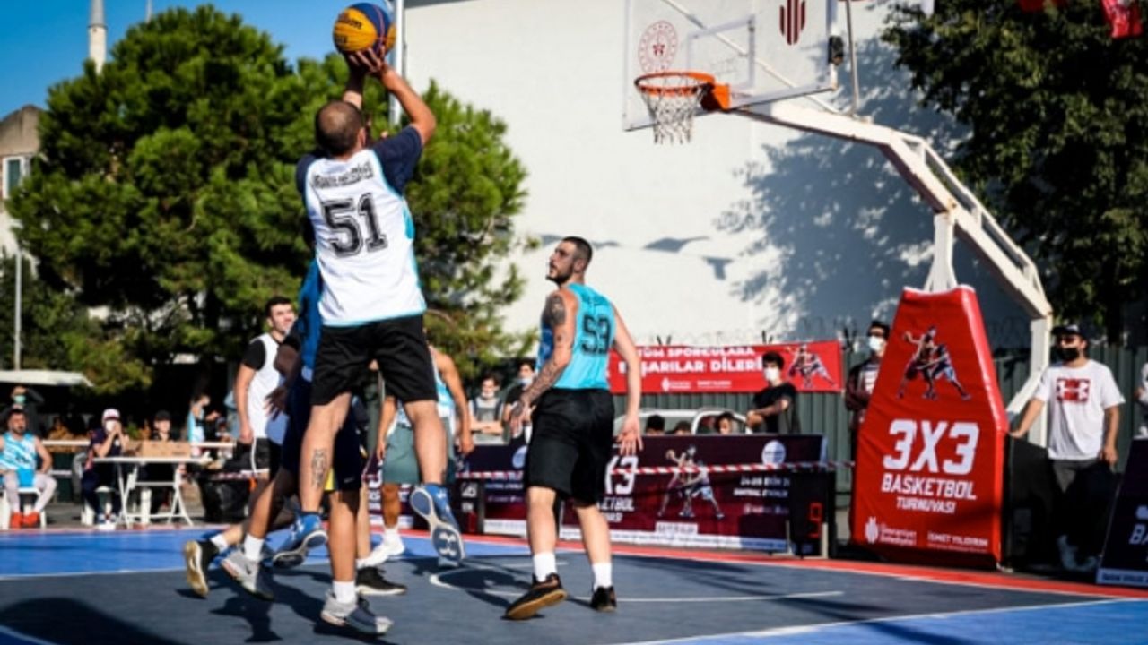 3x3 Sokak Basketbolu Turnuvası Nefes Kesti