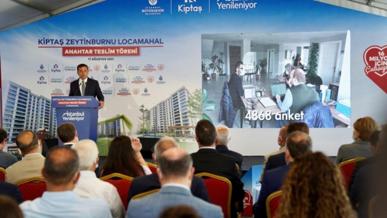 İmamoğlu açıkladı: Her 3 binadan 1’i…