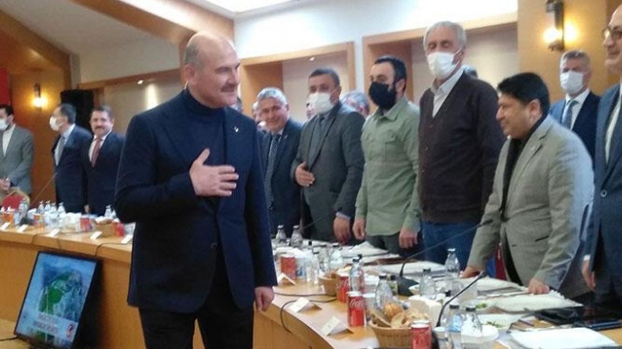 Bakan Soylu Sancaktepe'de Muhtarlarla Buluştu