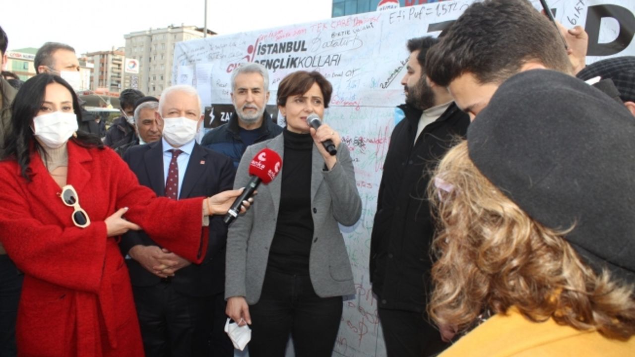 CANAN KAFTANCIOĞLU ÇEKMEKÖY’DE ESNAF ZİYARETİ YAPTI