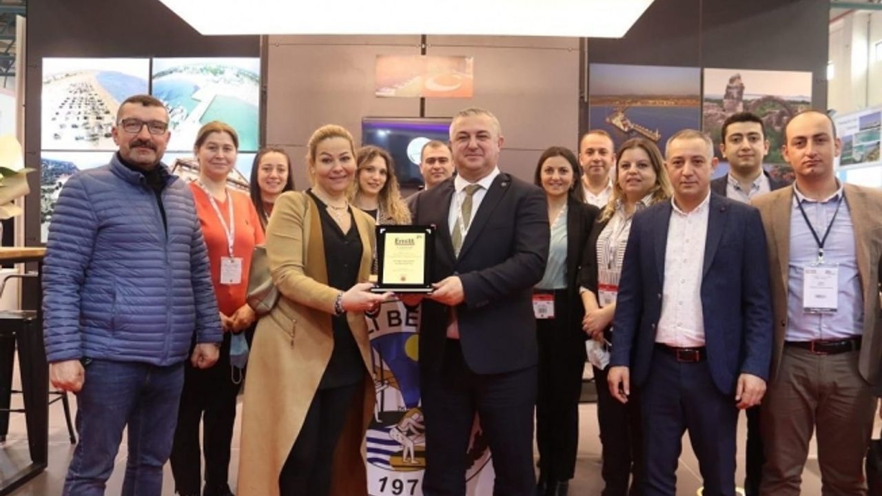 GEYİKLİ BELEDİYESİ EMITT FUARINDA ÖDÜL ALDI