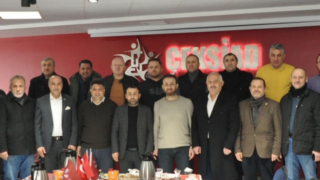 ÇEKSİAD MUHTARLARI AĞIRLADI…  SOSYAL PROJELERDE İŞ BİRLİĞİ