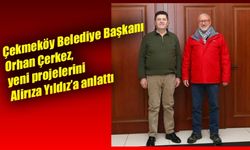 Çekmeköy Belediye Başkanı Orhan Çerkez, yeni projelerini Yıldız’a anlattı