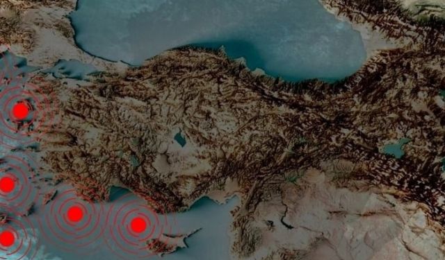 Ege Denizi'nde son 48 saatte 100'ün üzerinde deprem meydana geldi