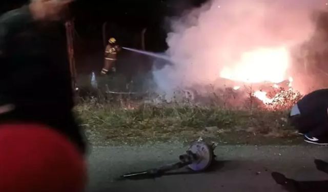 Balıkesir'de meydana gelen feci kazada 1 kişi öldü 1 kişi yaralandı