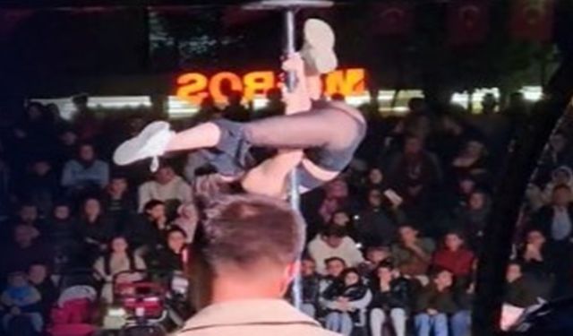 Balıkesir 23 Nisan direk dansı gösterisi soruşturmalık oldu! Tepkiler çığ gibi