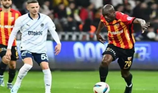 Haftanın maçının ilk 11’leri belli oldu! Fenerbahçe Kadıköy’de Kayserispor’u ağırlıyor