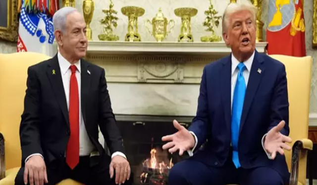 Trump, Netanyahu'nun yanında Cumhur Başkanı Erdoğan’a övgüler yağdırdı