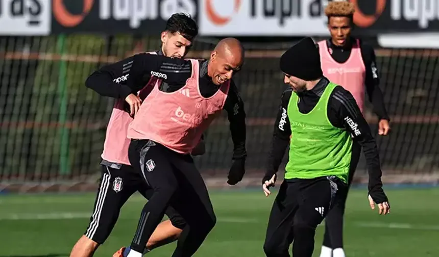 Beşiktaş’ta, Galatasaray derbisinin hazırlıkları sürdürdü