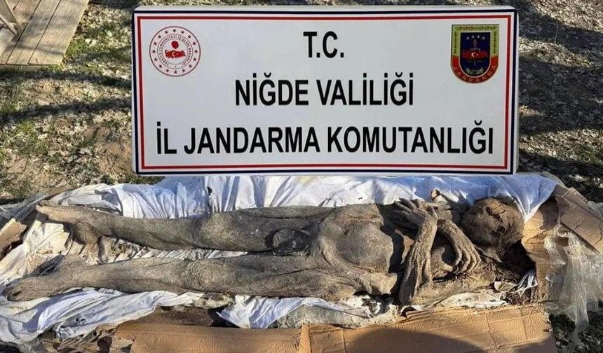 Orta Çağ dönemine ait mumya satmaya çalışan 6 kişi tutuklandı!