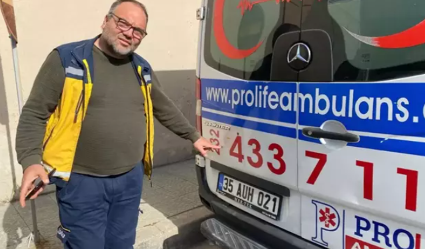Trafikte ambulansa silahla ateş açıldı!