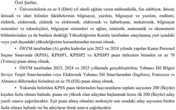 Is Arayanlar Dikkat Kpss Sarti Ile Personel Alimi Yapilacak 1