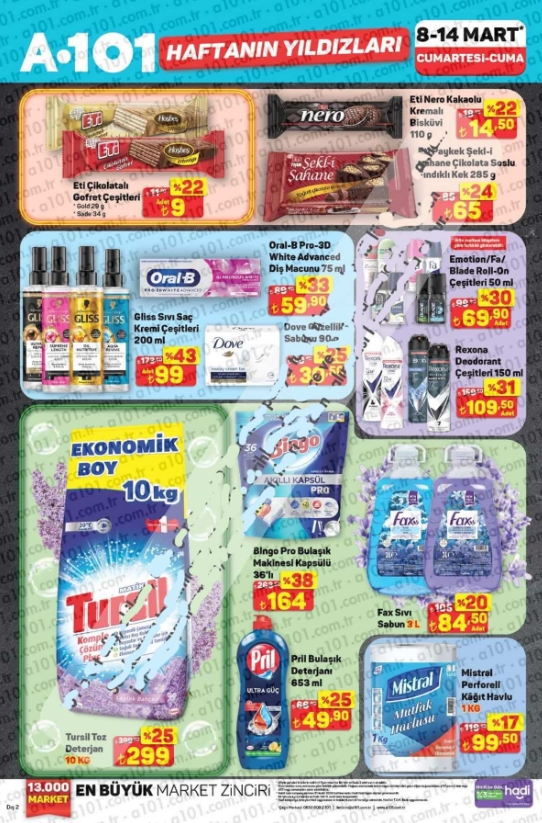 A101 8 Mart 2025 Aktuel Urunler Katalogu Bu Hafta Sonu 5 Litrelik Aycicek Yagi En Dip Fiyat 1