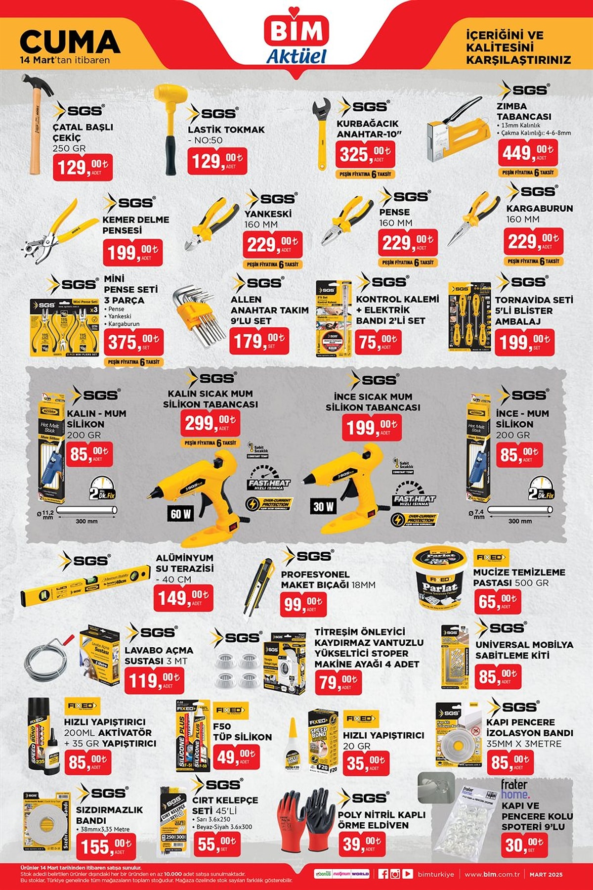 Bimde Dev Indirim Basliyor 13 Mart 2025 Bim Katalogu Ile Capa Makinesi Geliyor 4
