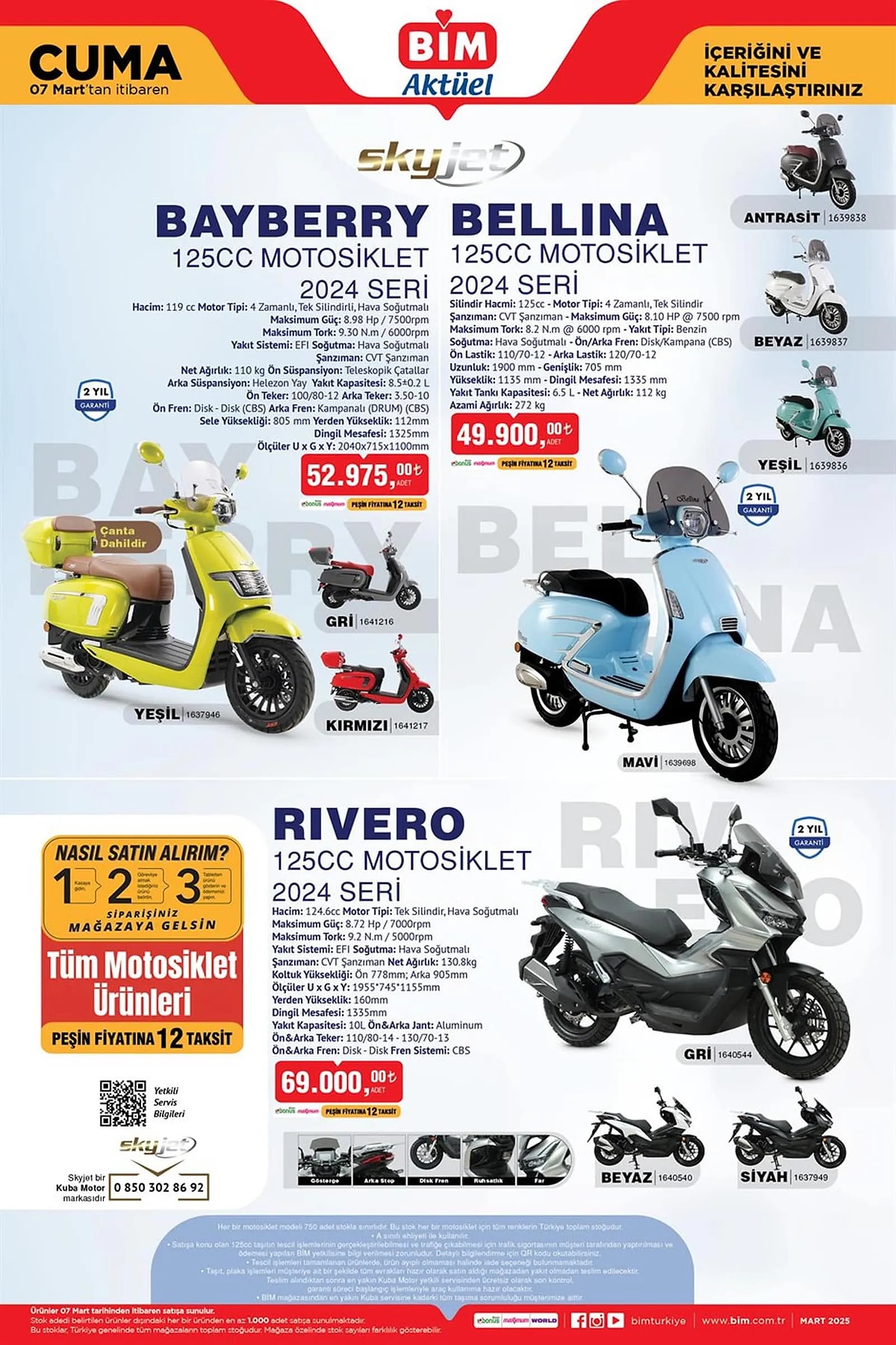Bime Bu Hafta 125 Cc Motosiklet Geliyor 7 Mart 2025 Bim Aktuel Katalog Listesi 2